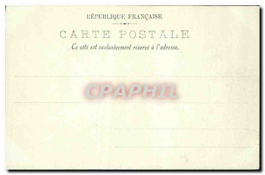 CPA Les Fresques du Pantheon Charlemagne Restaure les Lettres et les Sciences Henri Levy  — Rückseite