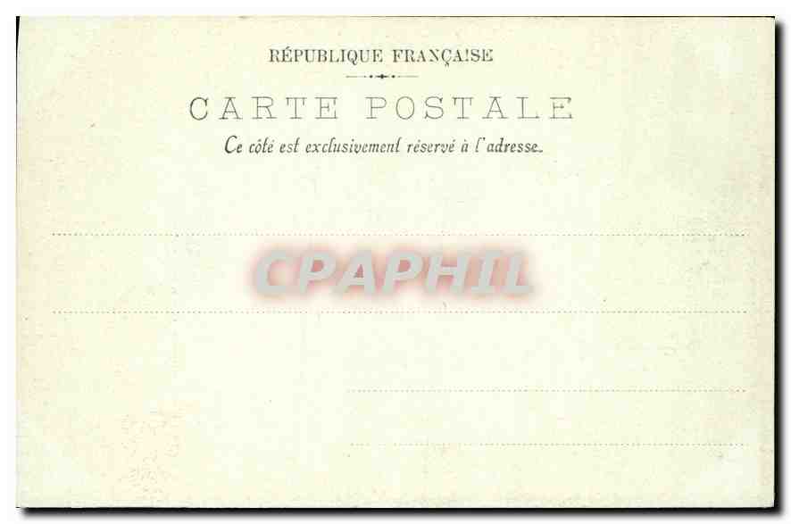 CPA Les Fresques du Pantheon la Bataille de Talbiac Joseph Blanc  — Rückseite