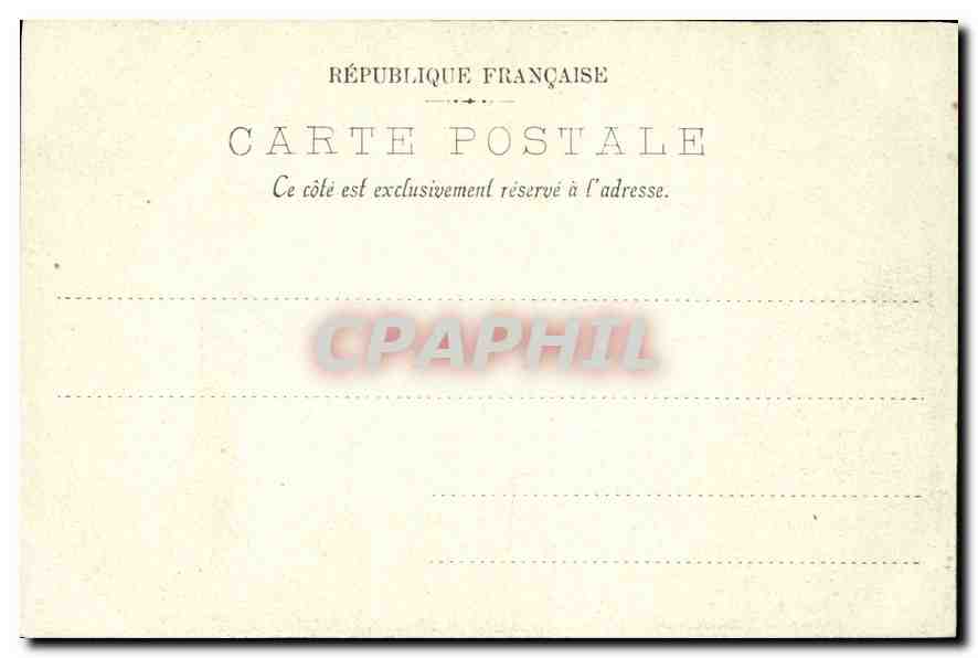 CPA Les Fresques du Pantheon le Bapteme de Clovis Joseph Blanc  — Rückseite