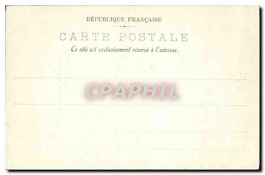 CPA Les Fresques du Pantheon le Voeu de Clovis Joseph Blanc  — Rückseite