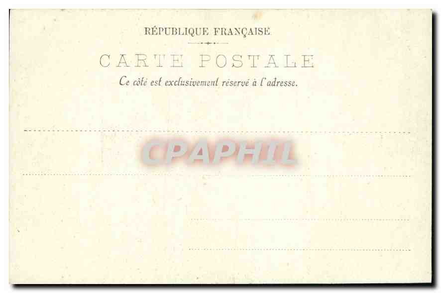 CPA Les Fresques du Pantheon le Sacre de Charles VII Lenepveu  — Rückseite