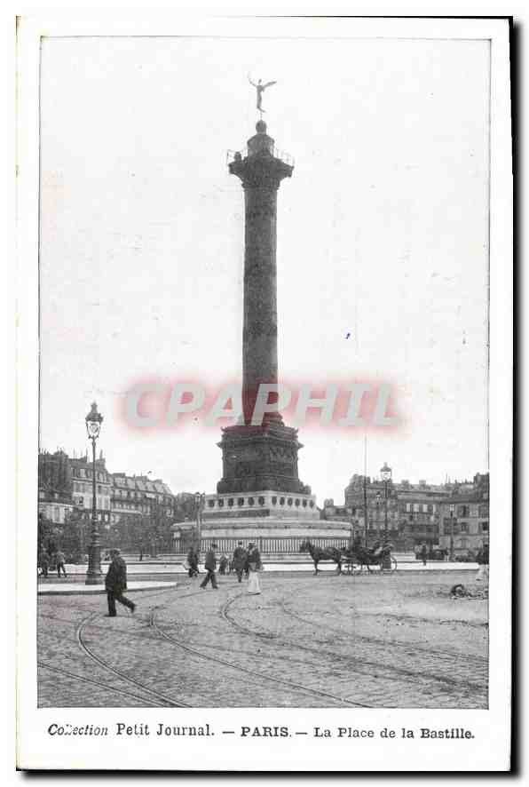 CPA Collection Petit Journal Paris la place de la Bastille 