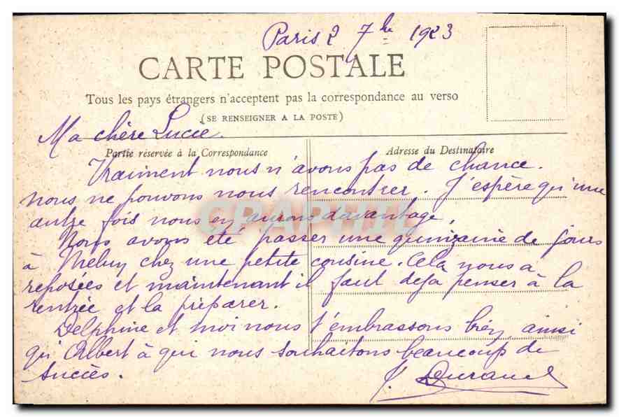 CPA Collection Petit Journal Paris la place de la Bastille  — Rückseite