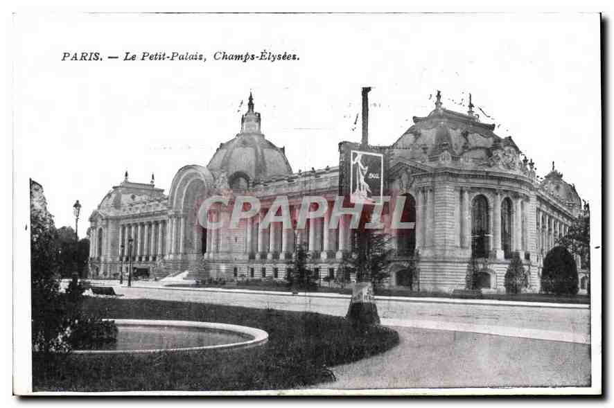 CPA Paris le Petit Palais Champs Elysees 