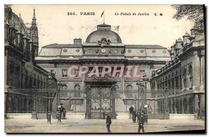 CPA Paris le Palais de Justice 