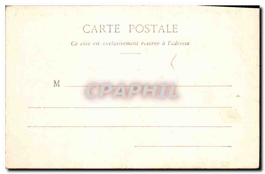 CPA Paris le jardin des Tuileries  — Rückseite