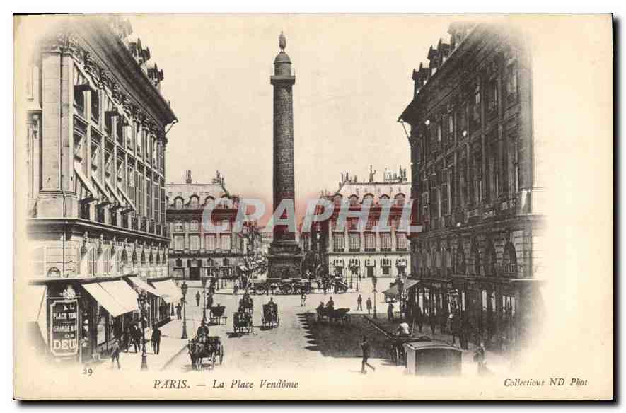 CPA Paris La Place Vendome 