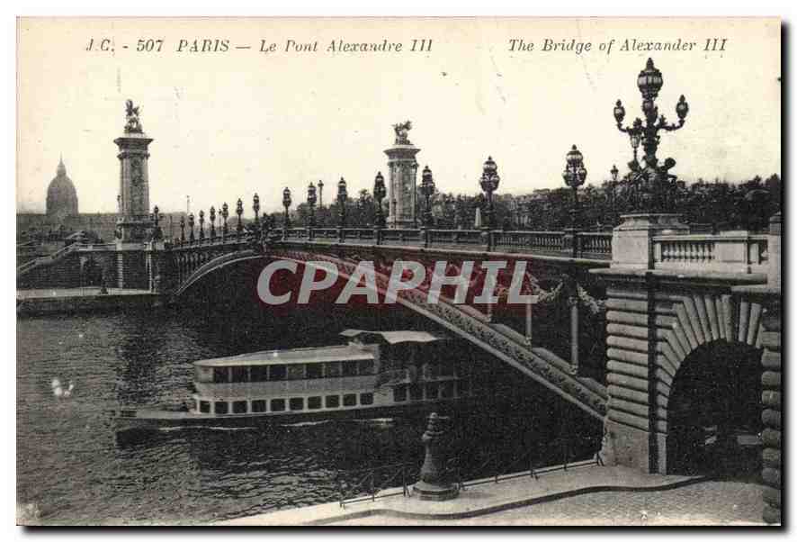 CPA Parius Le Pont Alexandre III 