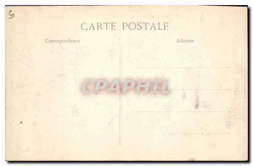 CPA Paris Avenue du Bois prise de l'Arc de Triomphe  — Rückseite