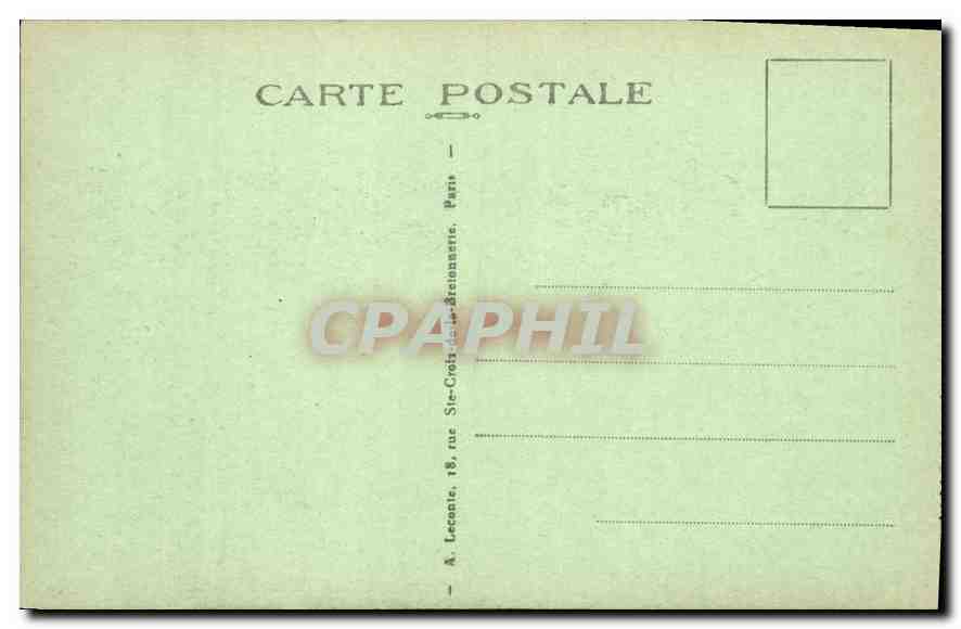 CPA Paris Le Pont Alexandre III  — Rückseite