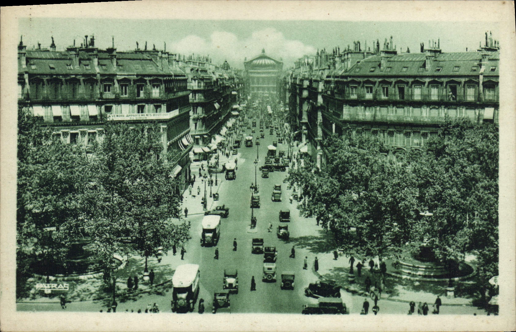 CPA Les Jolis Coins de Paris Avenue de l'Opera 
