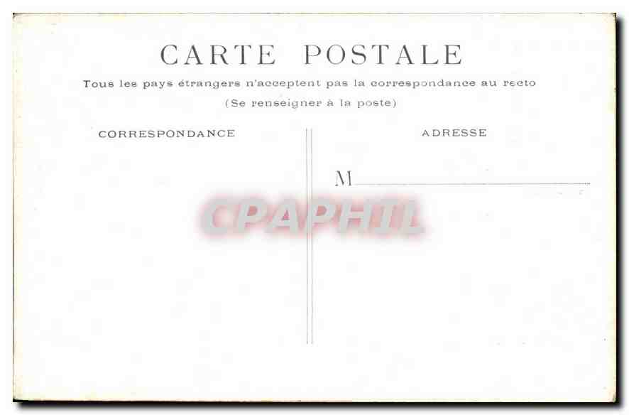 CPA Paris Invalides  — Rückseite