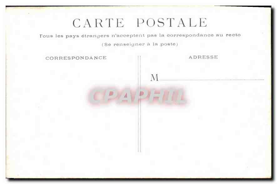 CPA Paris Bois de Boulogne La Cascade  — Rückseite