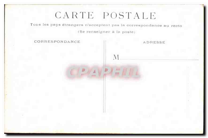CPA Paris La Gare de Lyon  — Rückseite