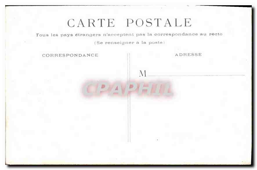 CPA Paris Cour du Carrousel  — Rückseite