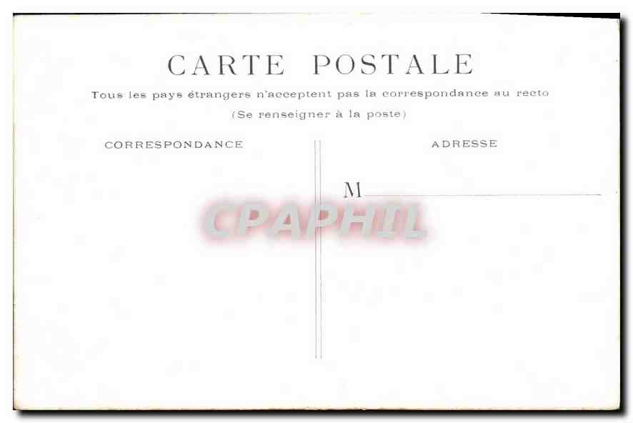 CPA Paris Arc de Triomphe  — Rückseite