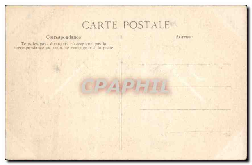 CPA Paris L'Hotel de Ville  — Rückseite