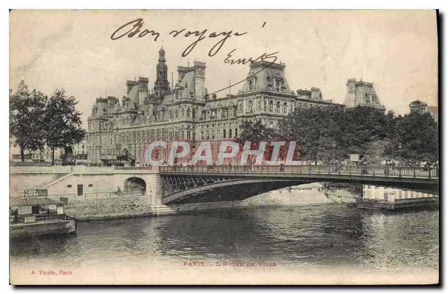 CPA Paris L'Hotel de Ville 