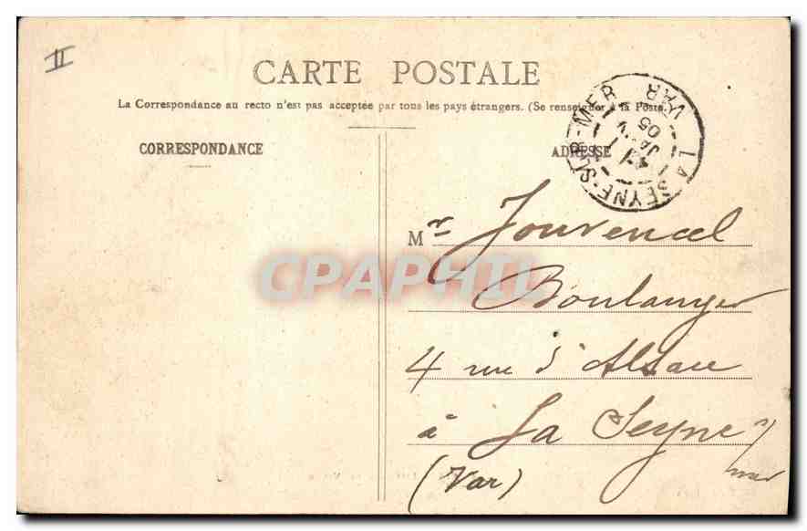 CPA Paris L'Hotel de Ville  — Rückseite
