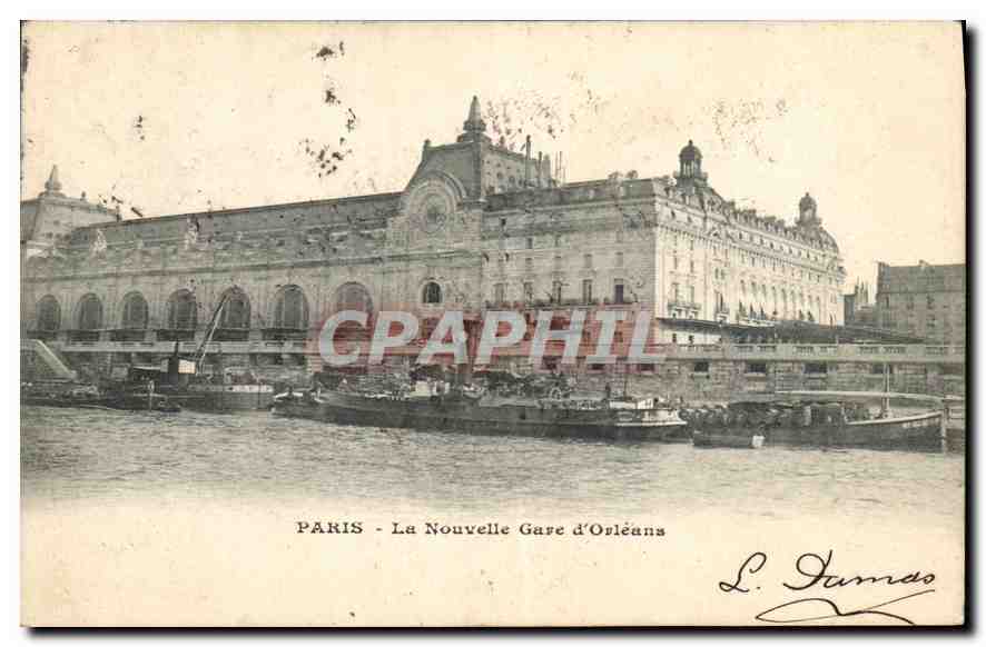 CPA Paris La Nouvelle Gare d'Orleans 