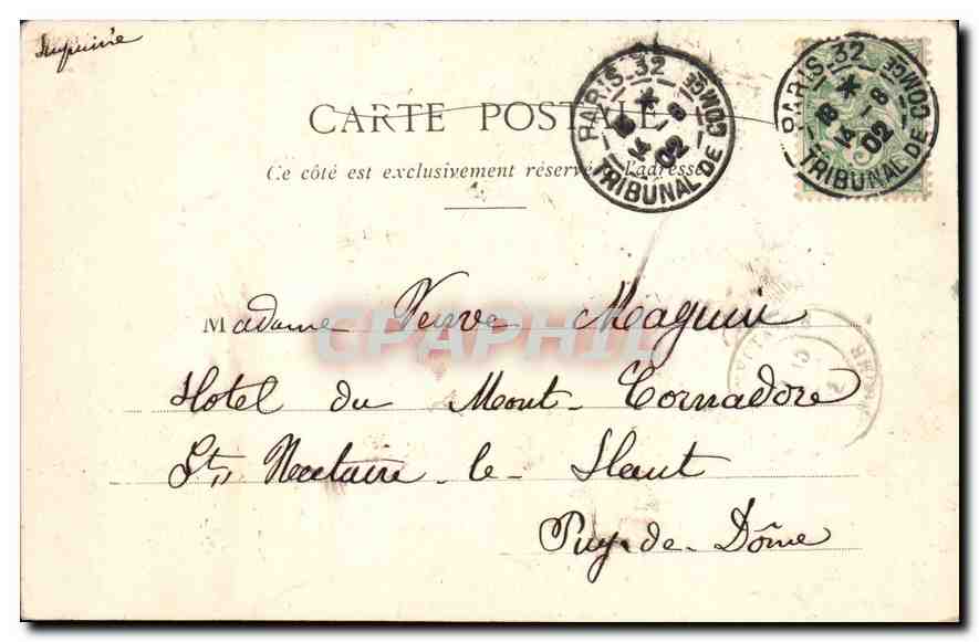 CPA Paris La Nouvelle Gare d'Orleans  — Rückseite