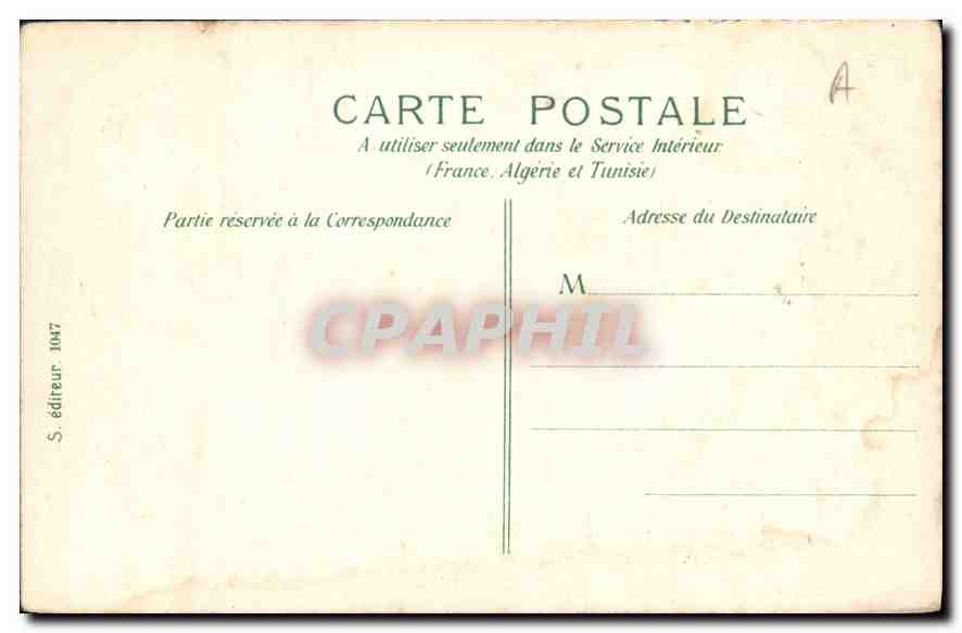 CPA Paris Pont des Arts et l'Institut  — Rückseite