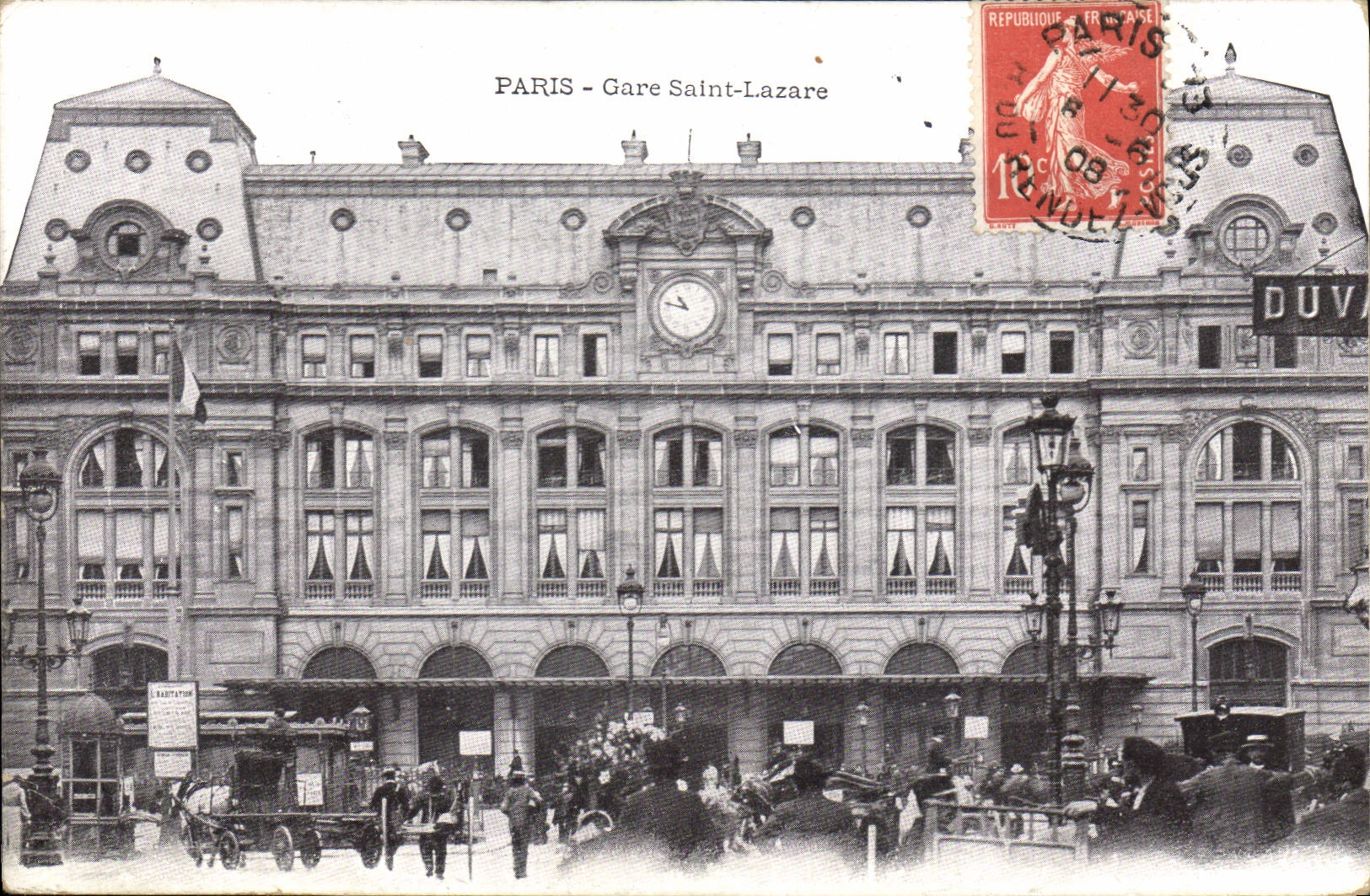 CPA Paris Gare Saint Lazare 