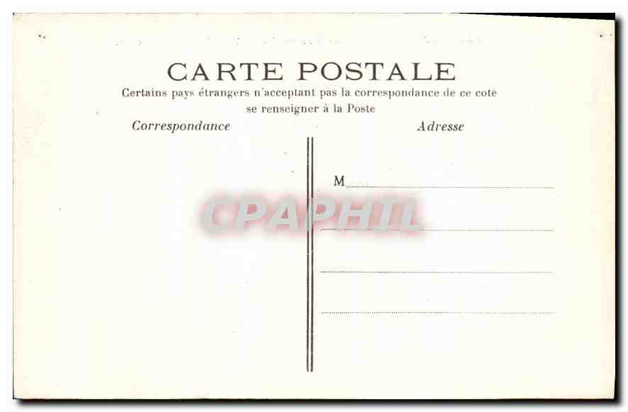 CPA Paris L'Arc de Triomphe de l'Etoile  — Rückseite