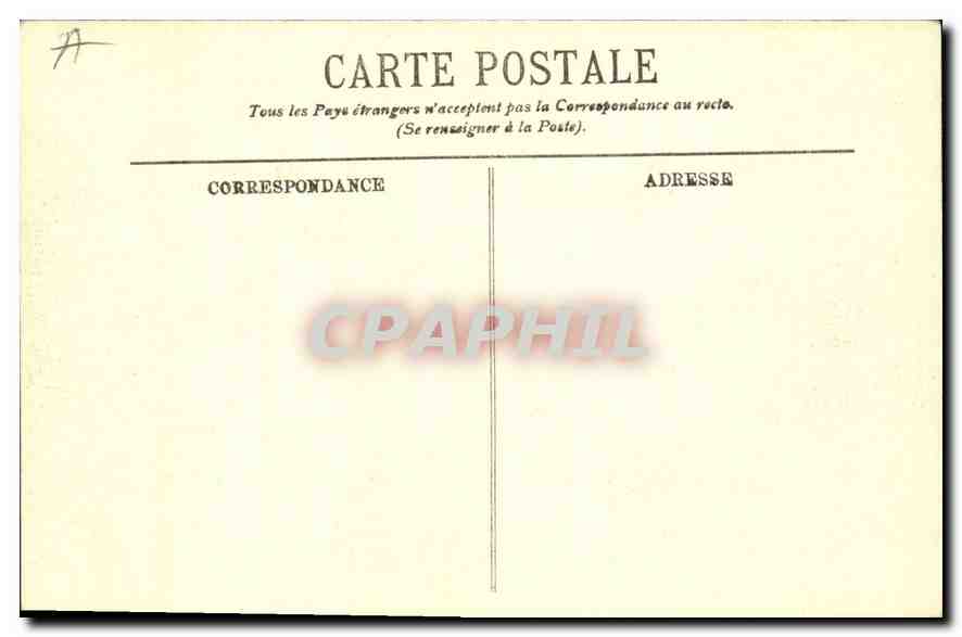 CPA Paris La Rue Soufflot et le Pantheon  — Rückseite