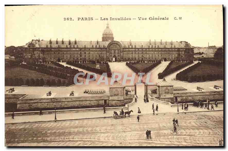 CPA Paris Les Invalides Vue generale 
