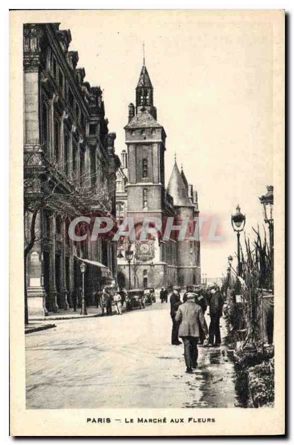 CPA Paris Le Marche aux Fleurs 