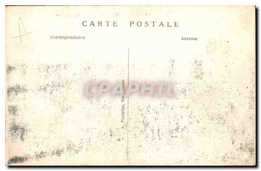 CPA Paris La Conciergerie  — Rückseite