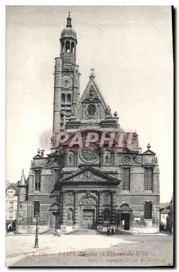 CPA Paris Eglise St Etienne du Mont 