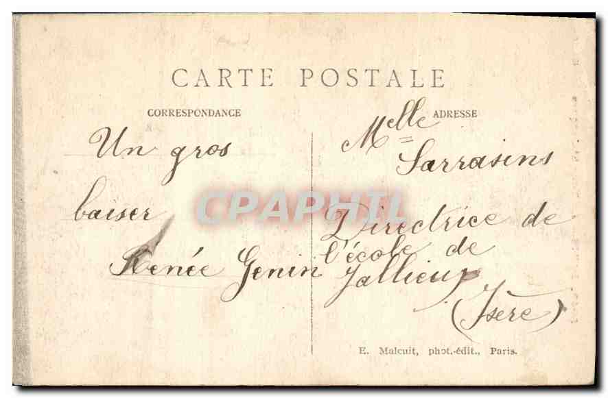 CPA Paris La Tour St Jacques  — Rückseite