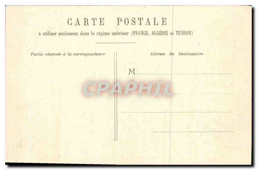 CPA Rue Royale La Madeleine Paris  — Rückseite