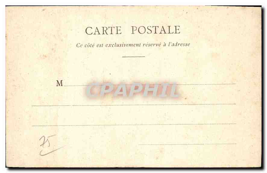 CPA Paris Jardin du Luxembourg Le Senat  — Rückseite