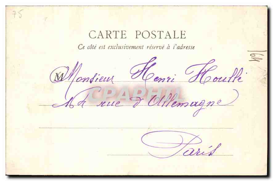 CPA Le Bois de Boulogne en Automne Autour du Grand Lac  — Verso