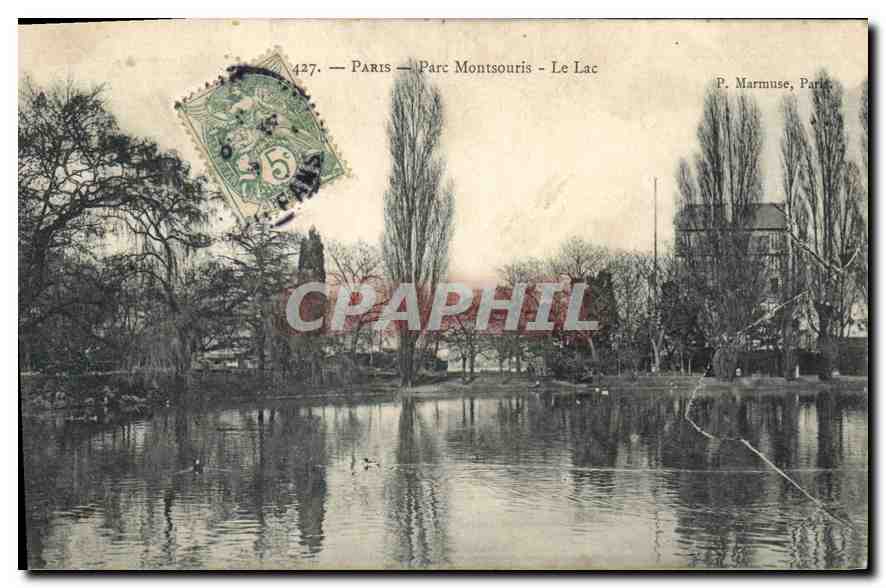CPA Paris Parc Montsouris Le Lac 