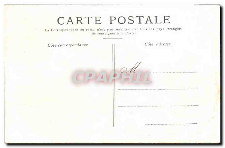 CPA Paris L'Arc des Tuileries  — Rückseite