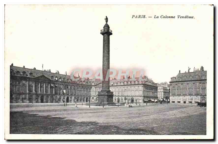 CPA Paris La Colonne Vendome 