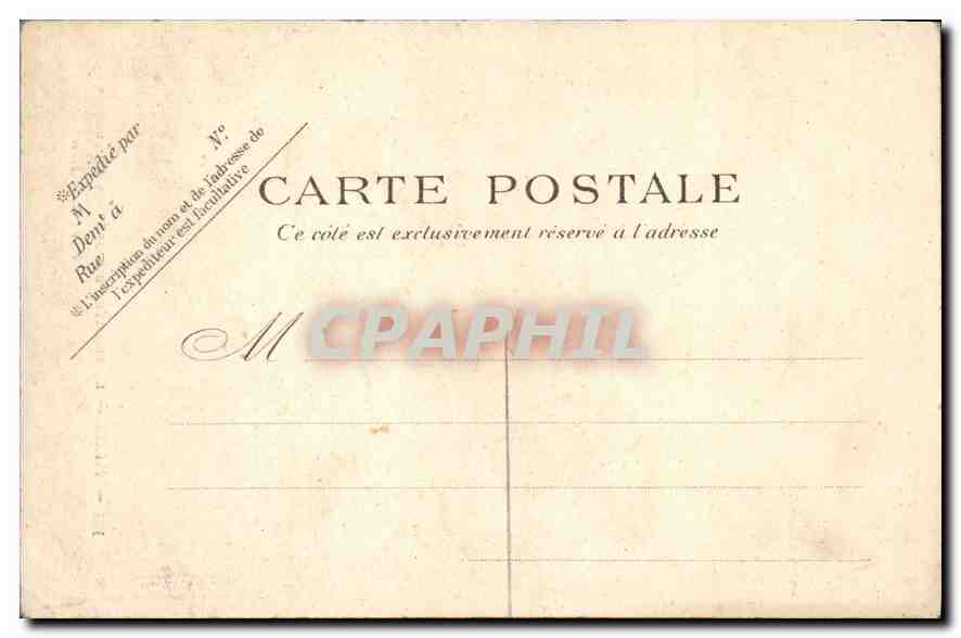 CPA Paris Le Ministere des Affaires  — Rückseite