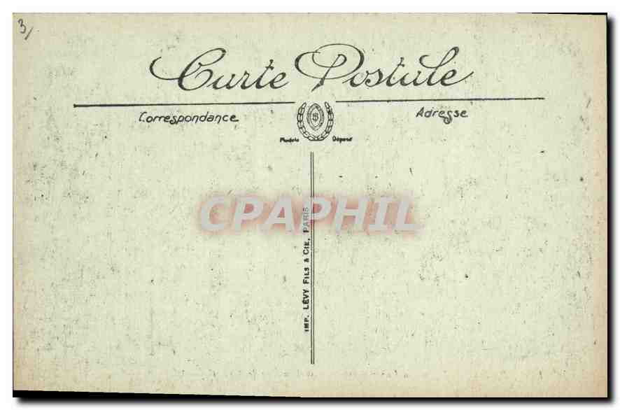 CPA Paris Jardin du Luxembourg La Fontaine de Medicis  — Rückseite
