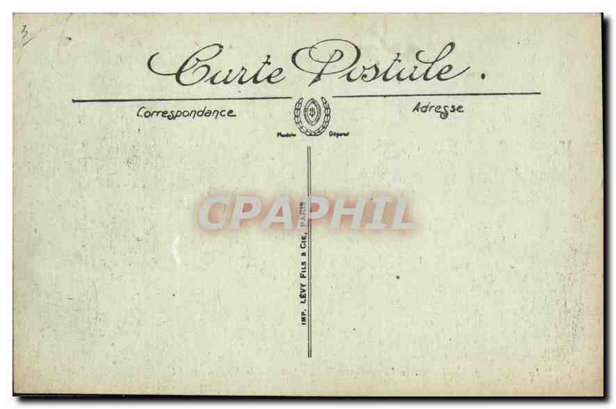 CPA Paris Jardin du Luxembourg La Fontaine de Medicis  — Rückseite
