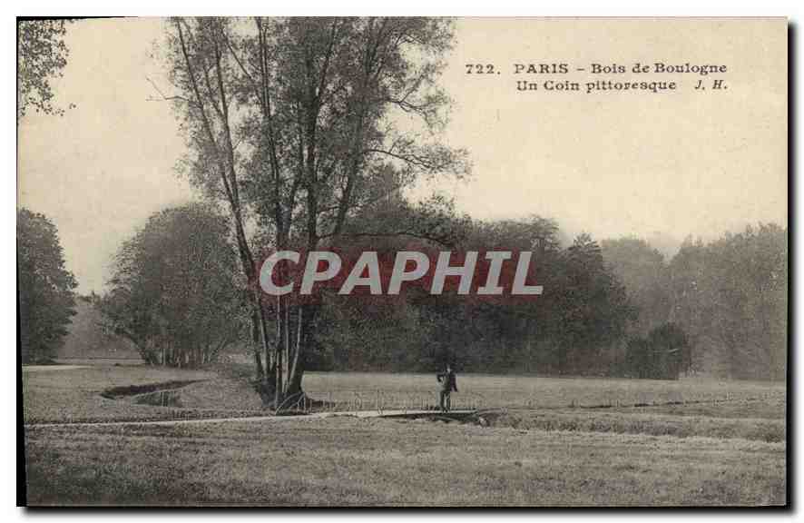 CPA Paris Bois de Boulogne un coin pittoresque 