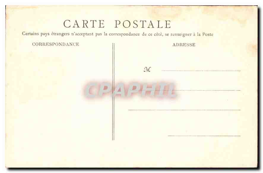 CPA Paris Eglise de la Trinite  — Rückseite