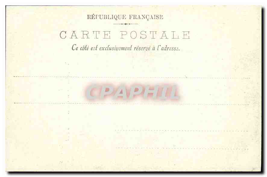 CPA Les Fresques du Pantheon Sainte Genevieve Ravitaillant Paris Puvis de Chavannes  — Rückseite