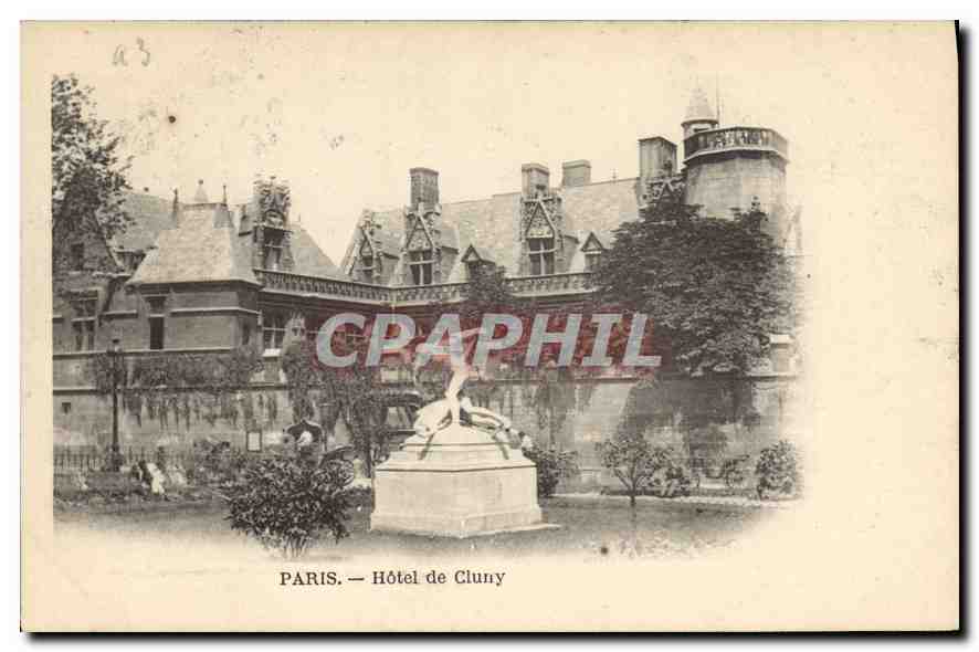 CPA Paris hotel de Cluny 