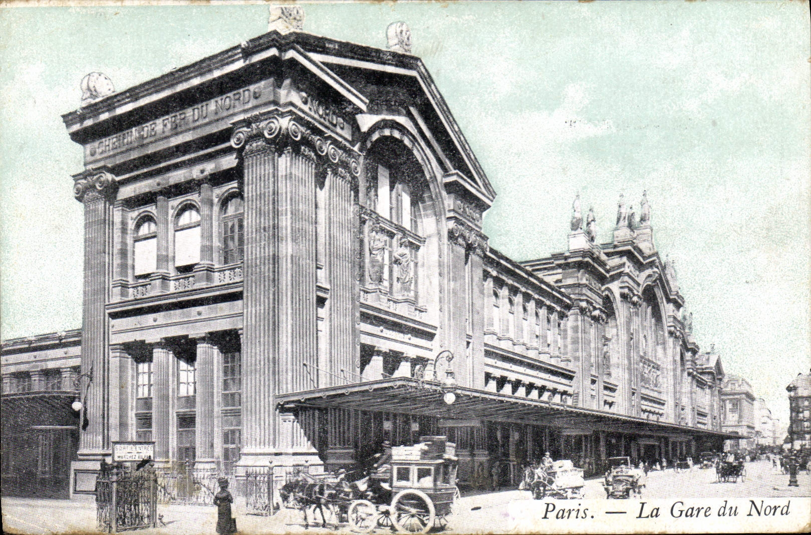 CPA Paris la Gare du Nord 