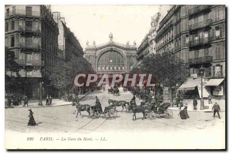 CPA Paris la Gare du Nord 