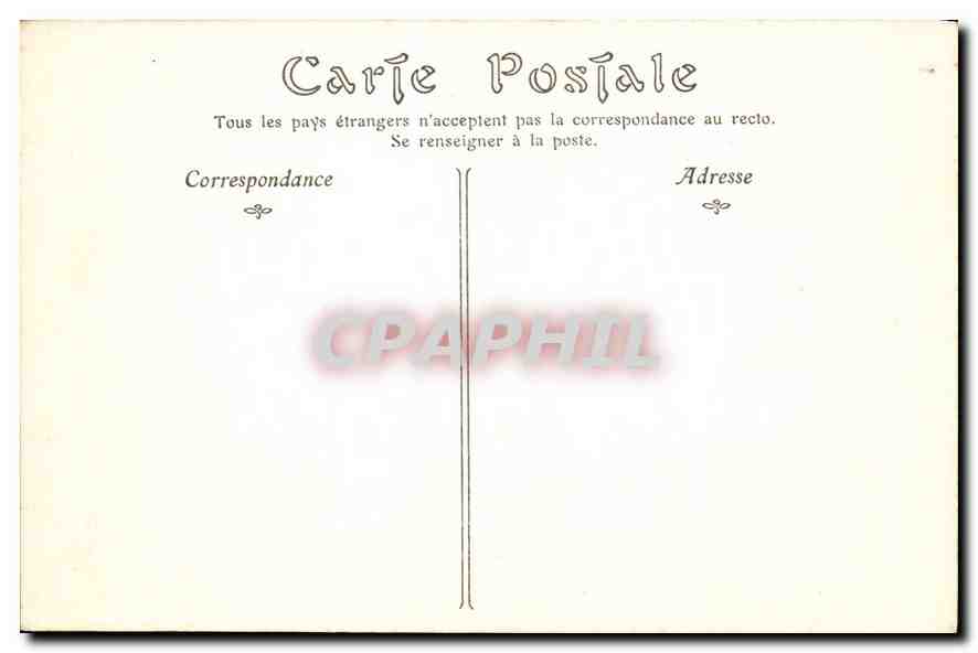 CPA Paris le Jardin de Palais Royal  — Rückseite